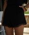 Anika noir - Short dentelle