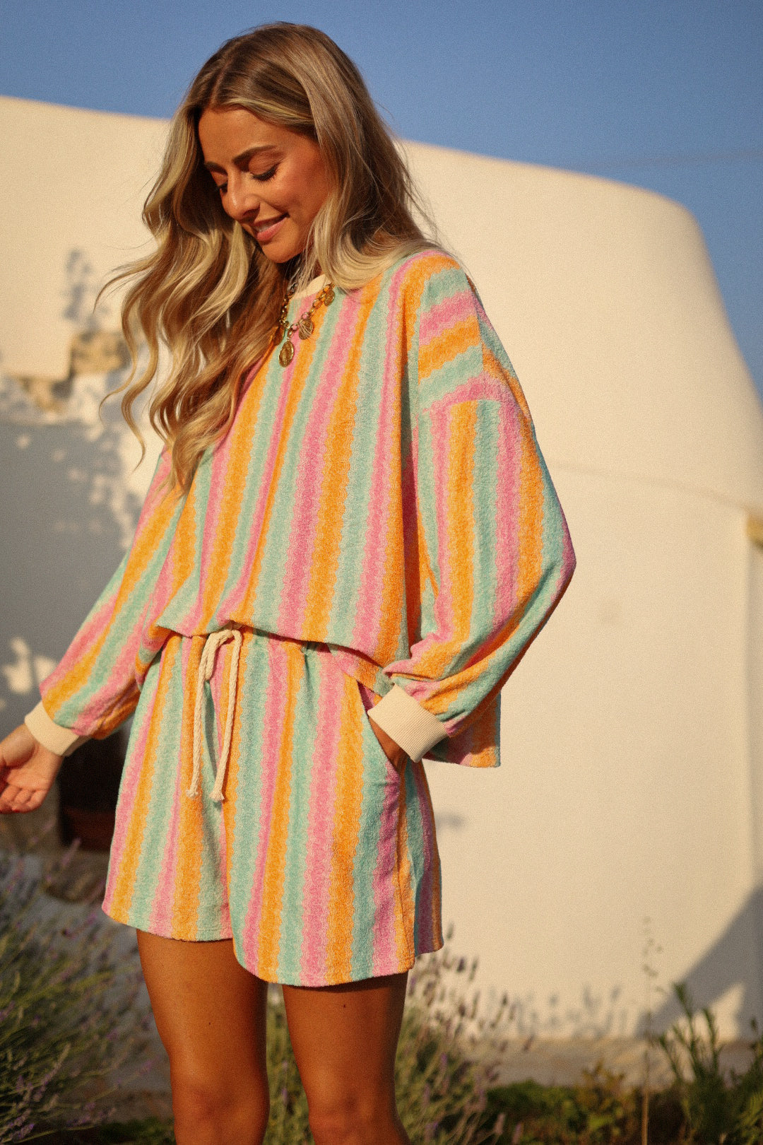 Paije coloré - Short éponge