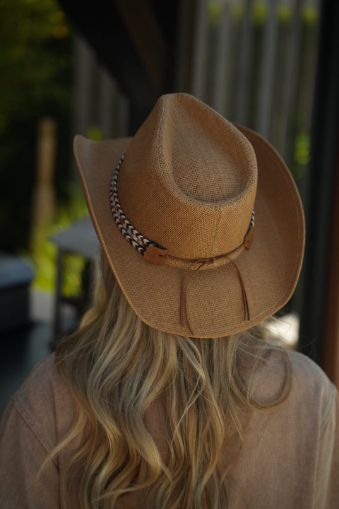 Octavia beige - Chapeau de paille