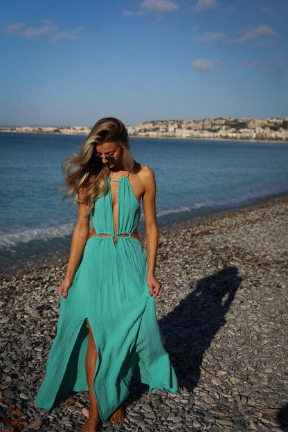 Muse bleue - Robe longue