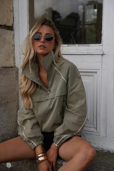 Ciara kaki - Veste zippée