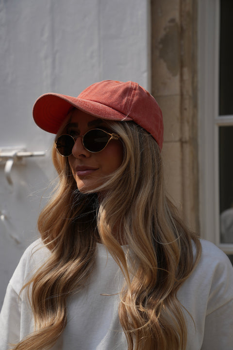 Mio orange - Casquette toile