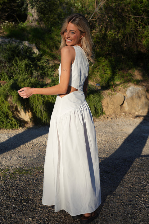 Émeline blanche - Robe longue