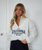California gris - Sweat-shirt zippé