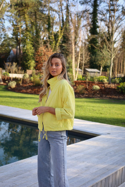 Victoria jaune - Veste zippée