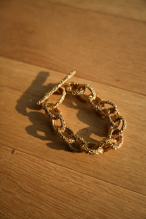 Josy doré - Bracelet acier