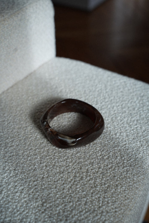 Chay chocolat - Jonc résine