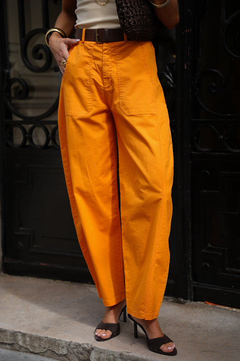 Jay orange - Pantalon ballon