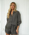 Maxine grise - Chemise rayée