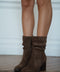 Alizée chocolat - Bottines à talons