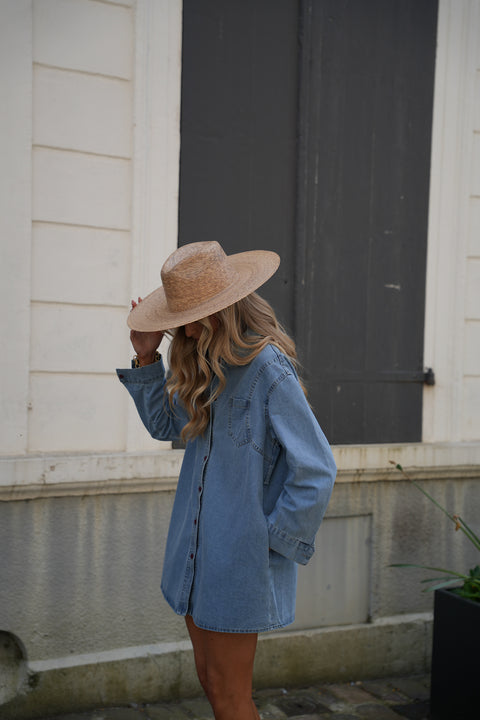 Angèle bleue - Robe en jean