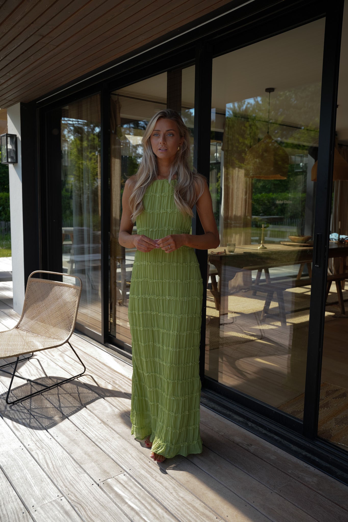 Miranda verte - Robe longue