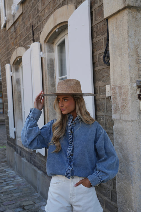 Malory bleue - Chemise en jean