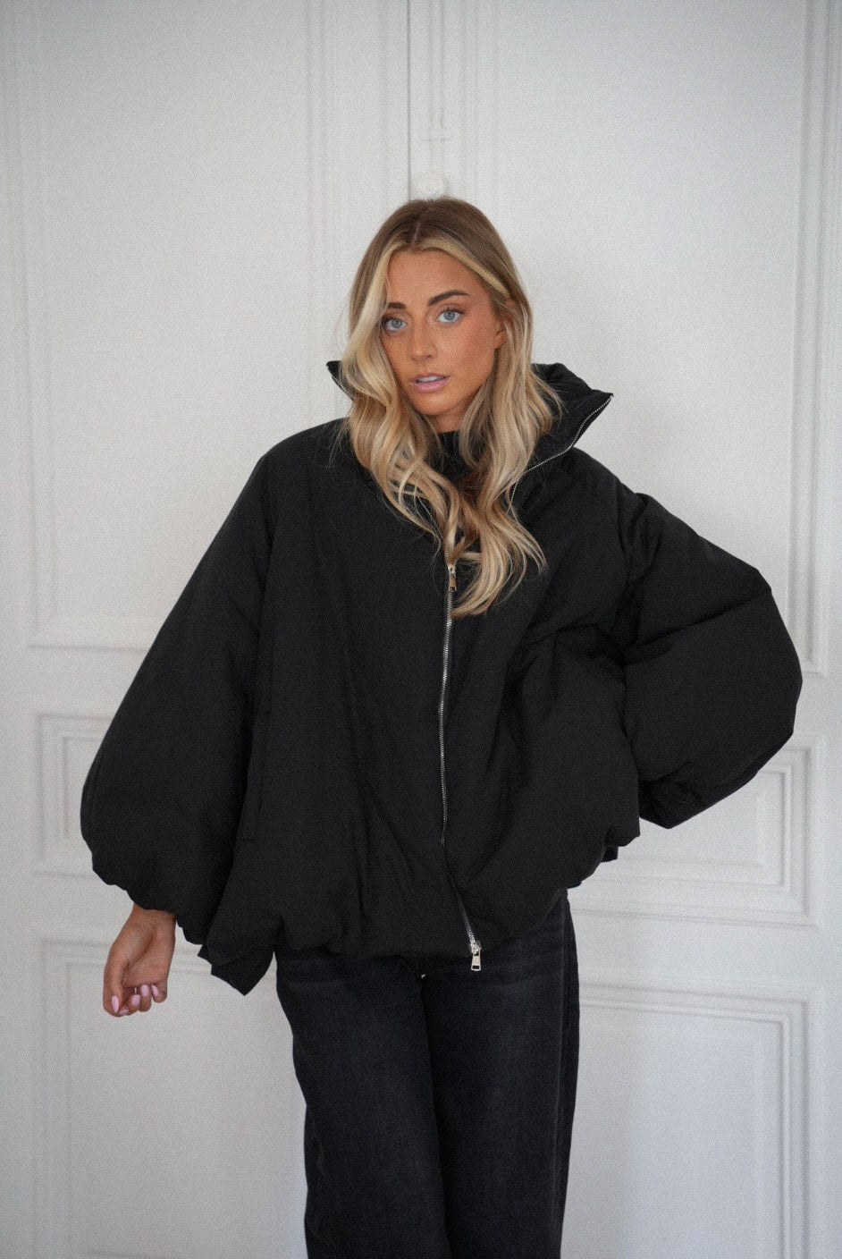Montaine noir - Manteau oversize