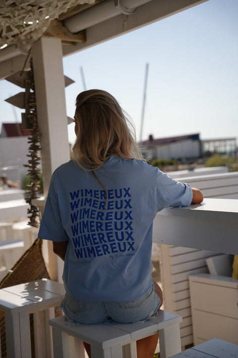Wimereux bleu - T-shirt imprimé