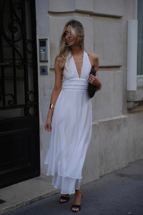 Miki blanche - Robe longue