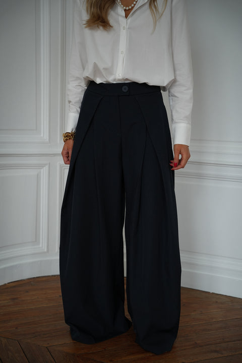 Chelsea marine - Pantalon ample