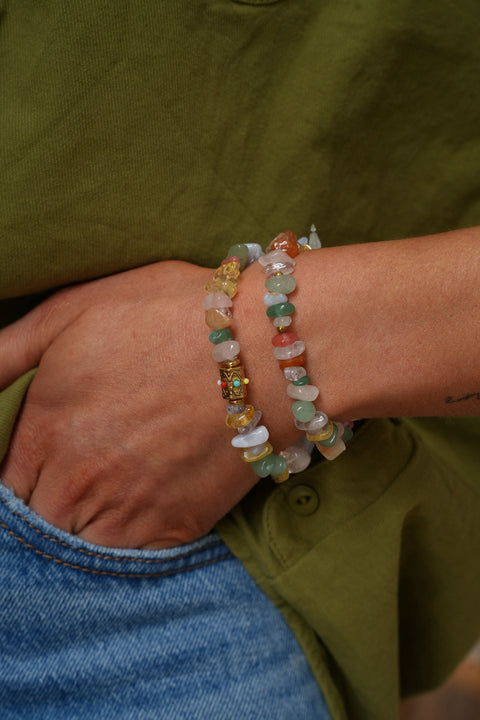 Val coloré - Bracelet double