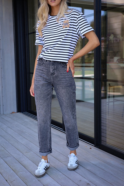 Williams gris - Jean mom