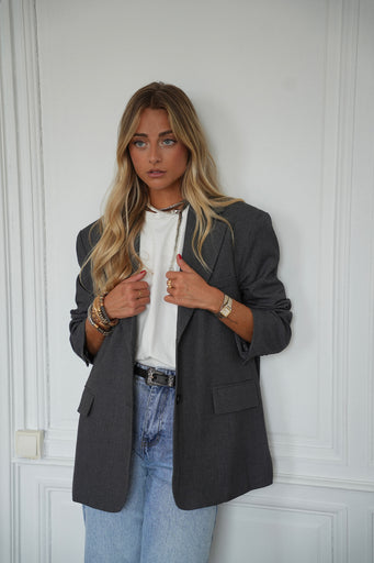 Cloé grise - Veste blazer