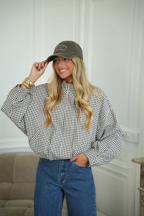 May taupe - Casquette brodée