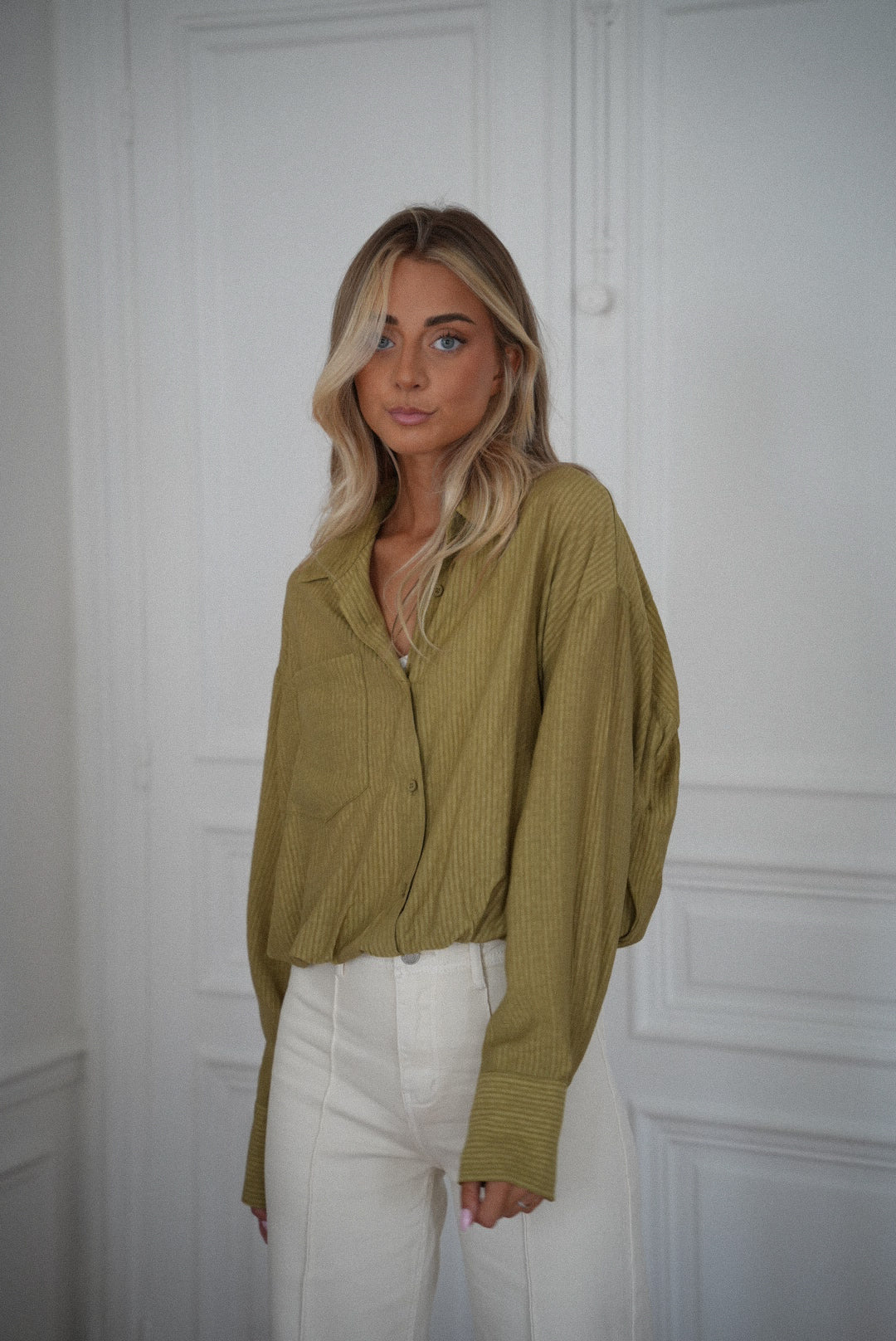 Miranda verte - Blouse courte