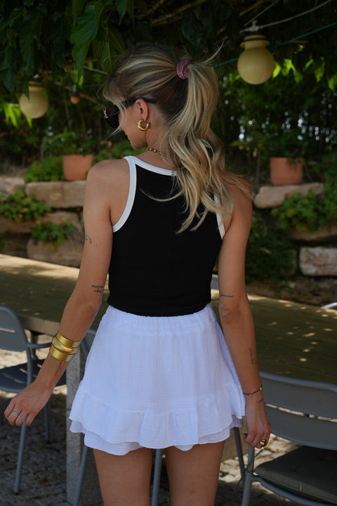 Lola blanche - Jupe short