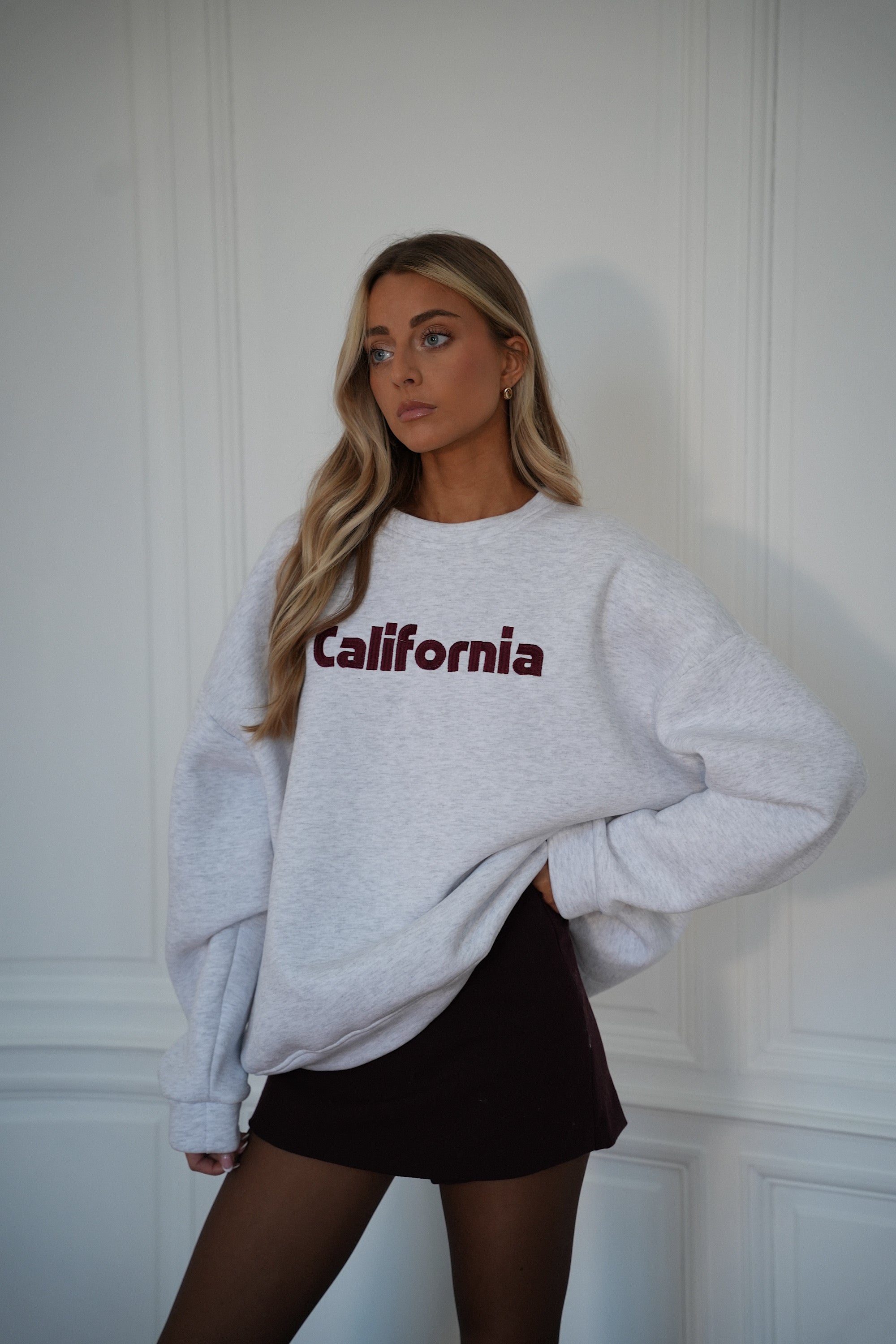 California gris - Sweat-shirt ample