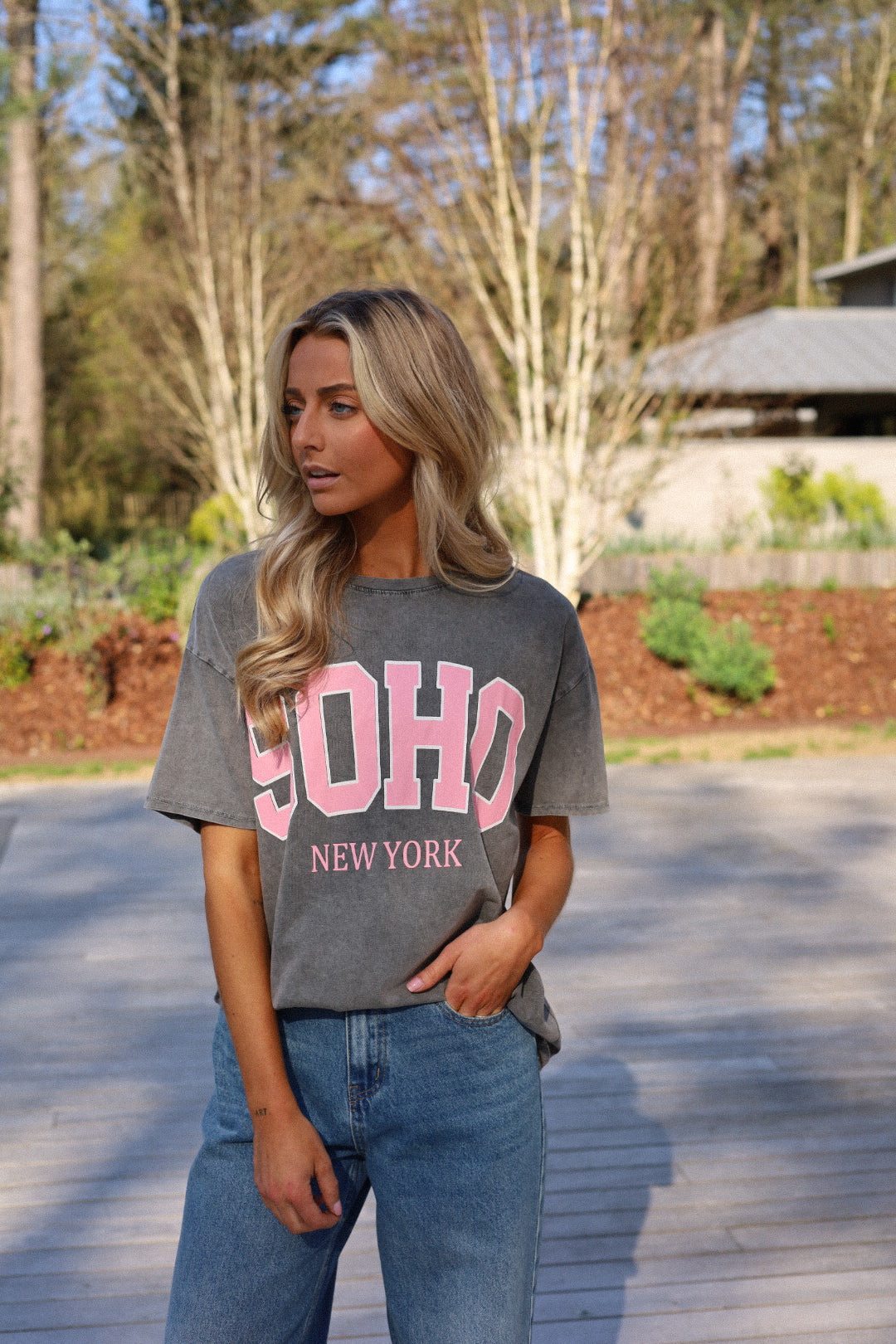 Soho gris - T-shirt ample