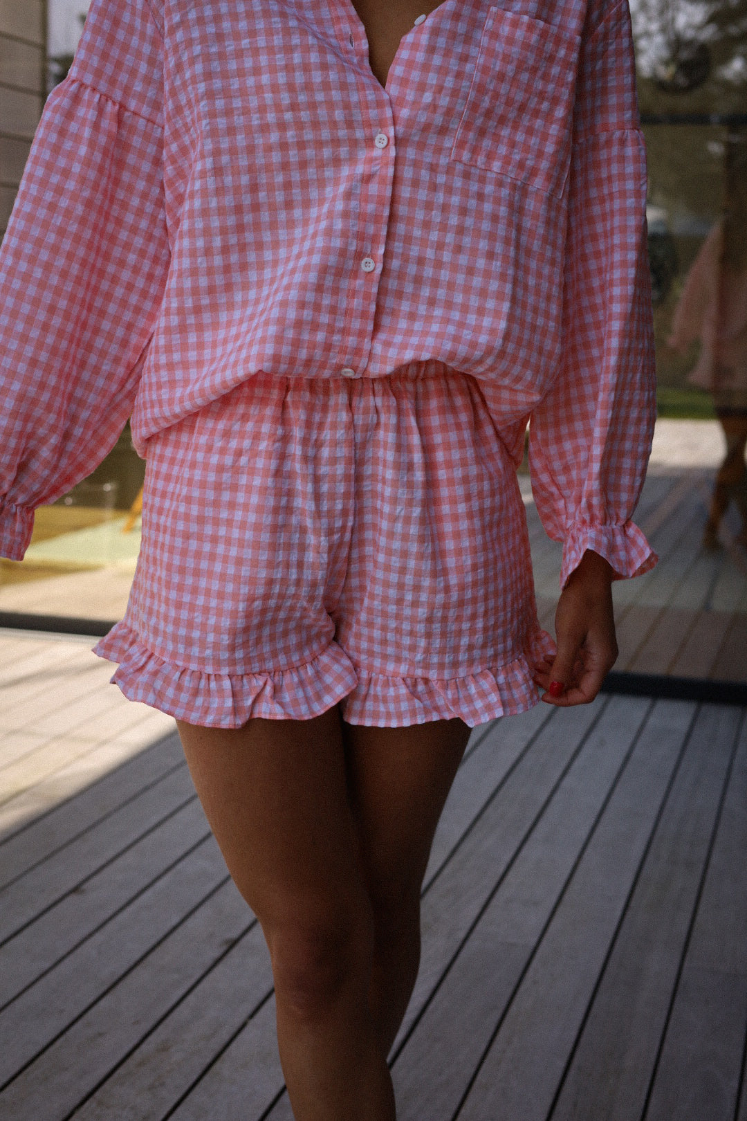 Kalli rose - Short vichy