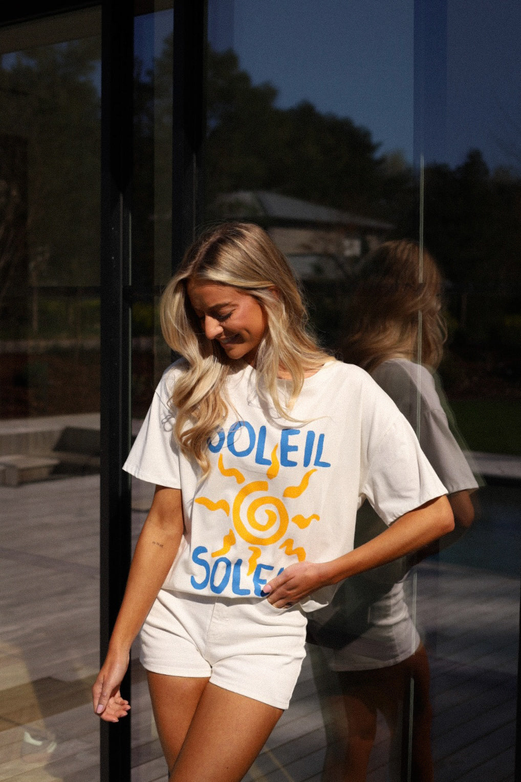 Ruben blanc - T-shirt soleil