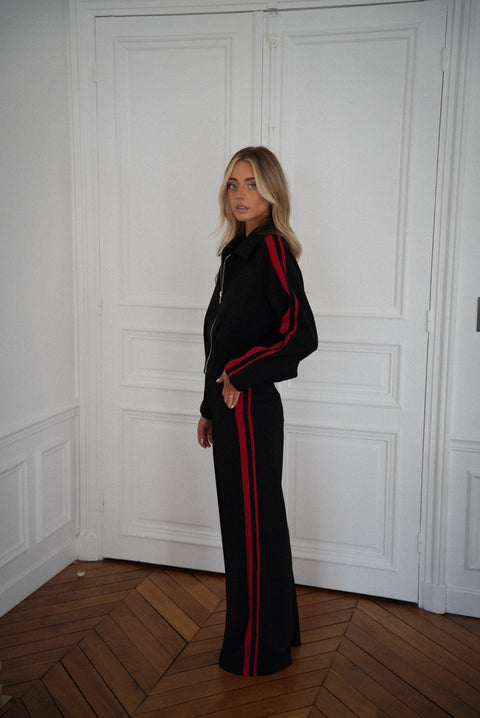 Roxane noir - Pantalon droit