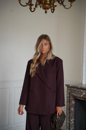 Shana prune - Blazer oversize