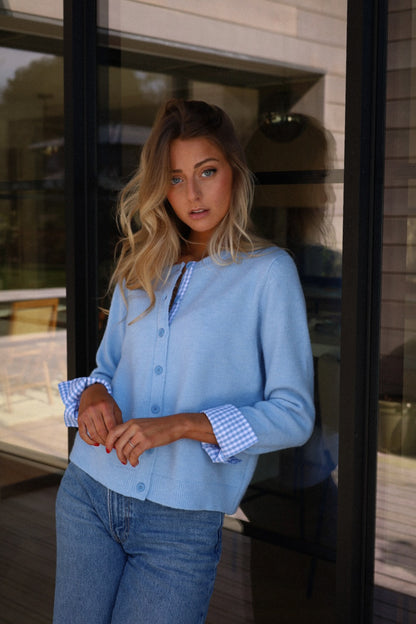 Adil bleu - Gilet doux