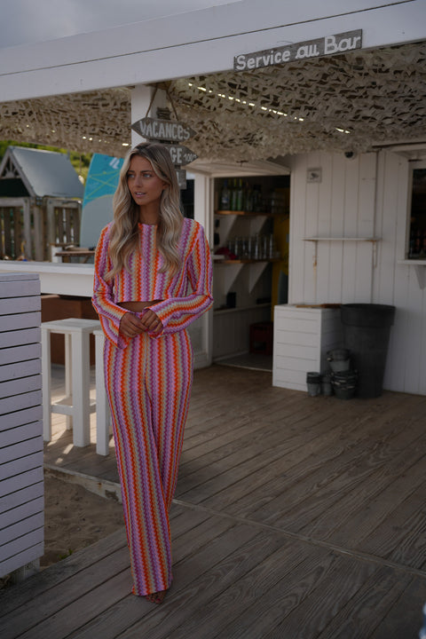 Effi colorée - Blouse crochet