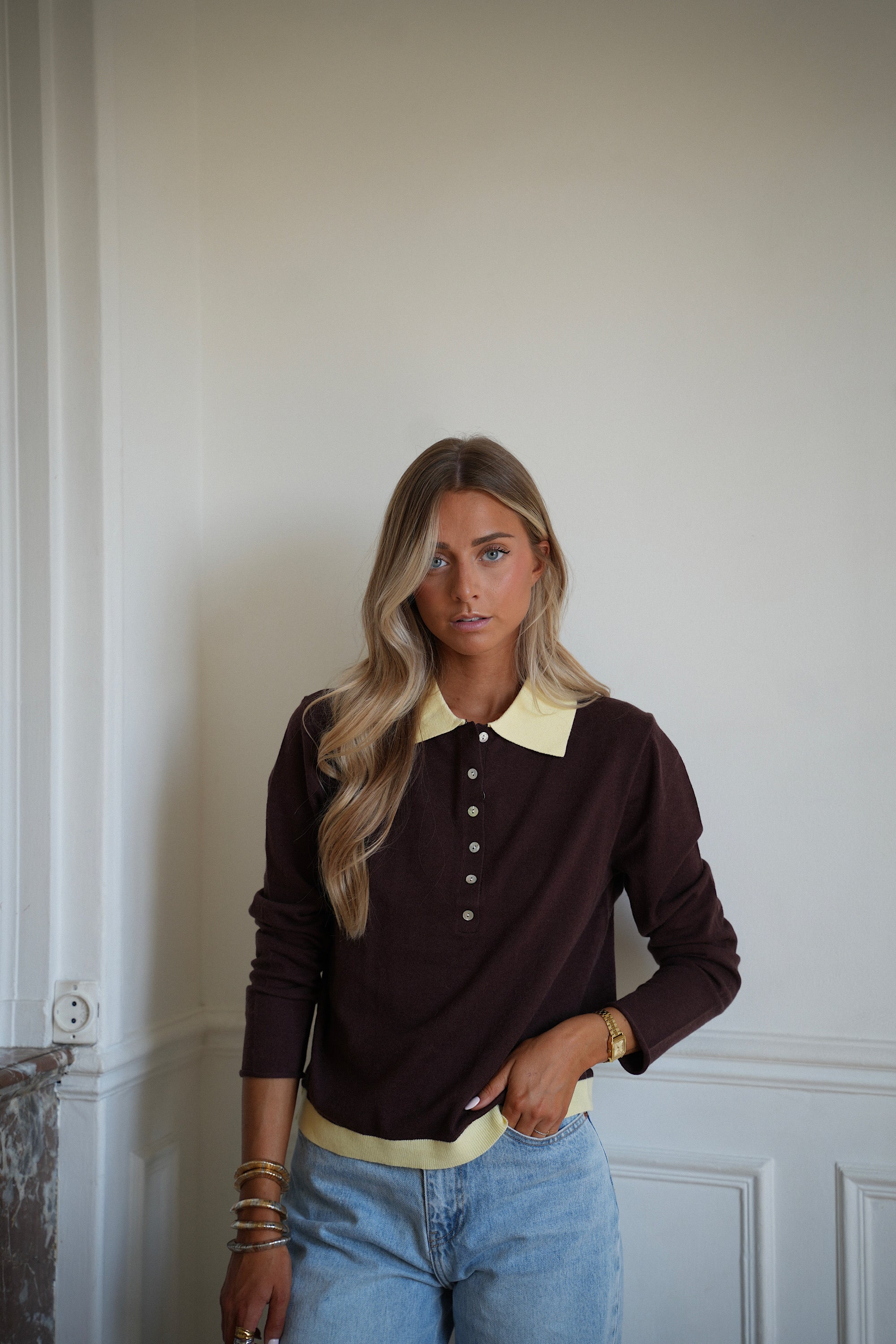 Théodore chocolat - Pull doux