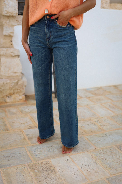 Dany bleu - Jean droit