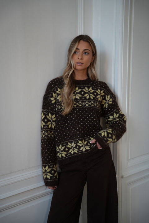 Teddy chocolat - Pull doux