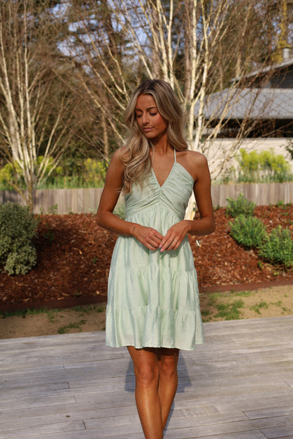 Maxine verte - Robe fluide