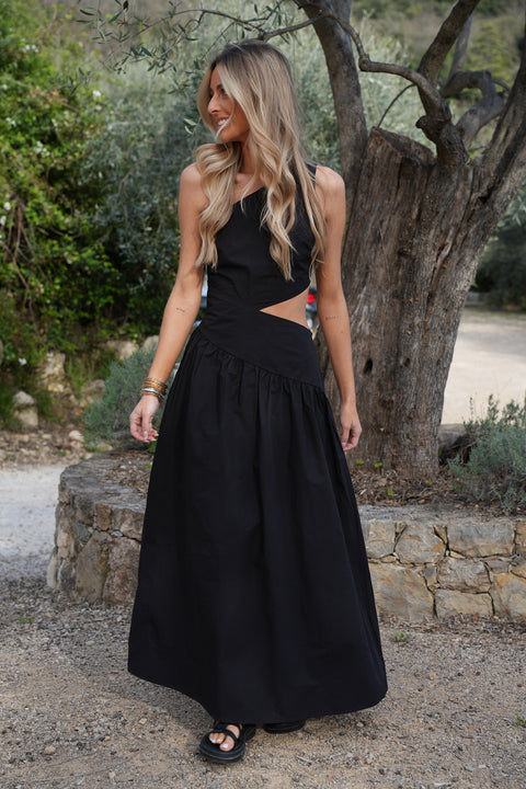 Émeline noire - Robe longue