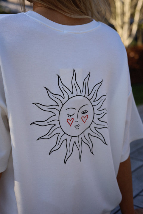 Lilo blanc - T-shirt soleil