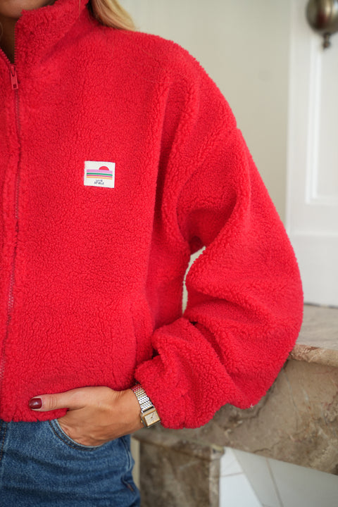 Sana rouge - Veste polaire