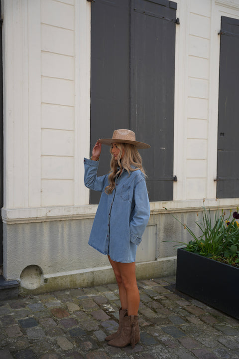 Arlo taupes - Bottines santiags