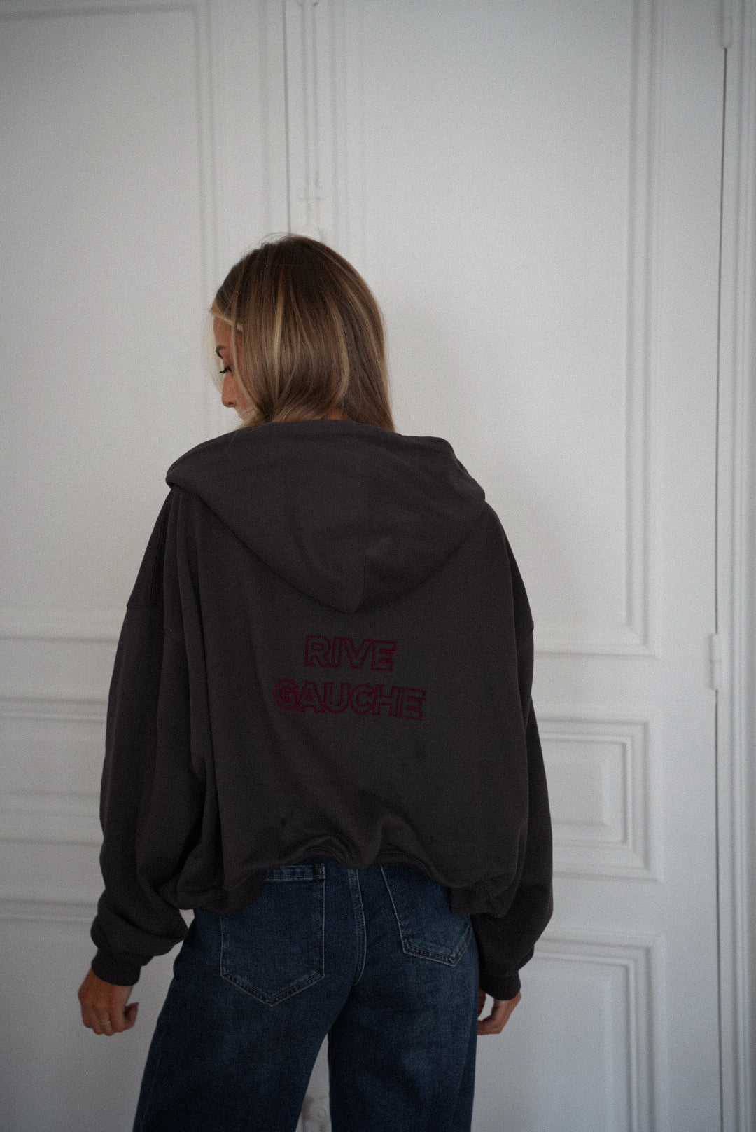 Ronan taupe - Sweat-shirt zippé