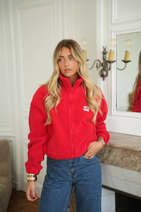 Sana rouge - Veste polaire