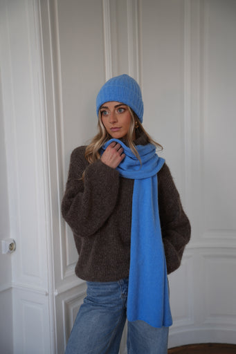 Jess bleue - Écharpe douce