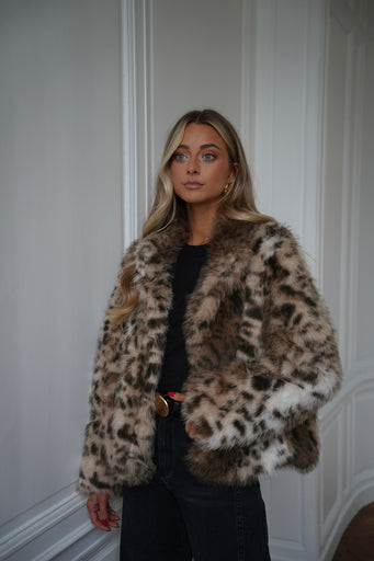Kane léopard - Manteau fourrure