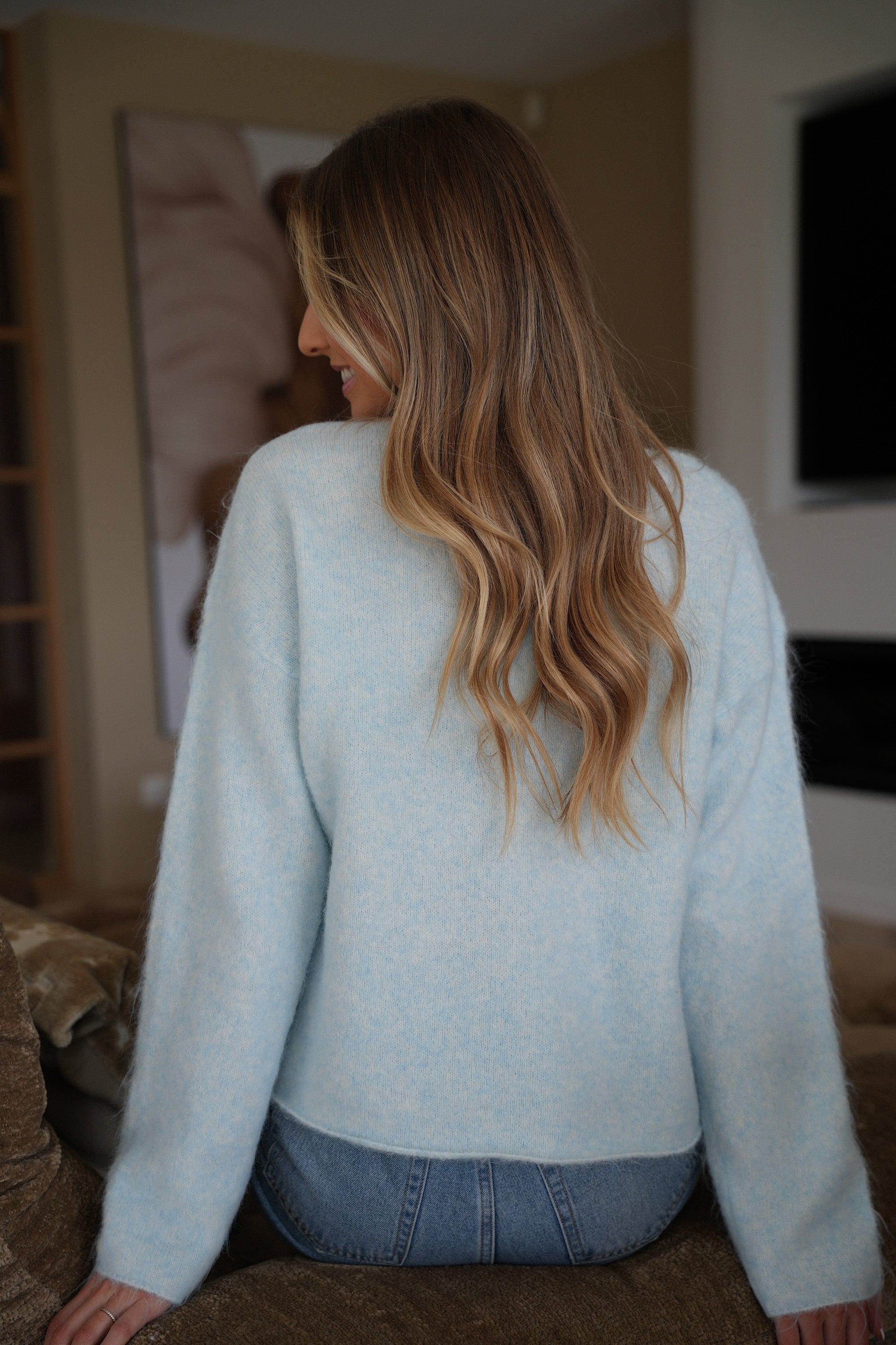 Celian bleu - Pull uni