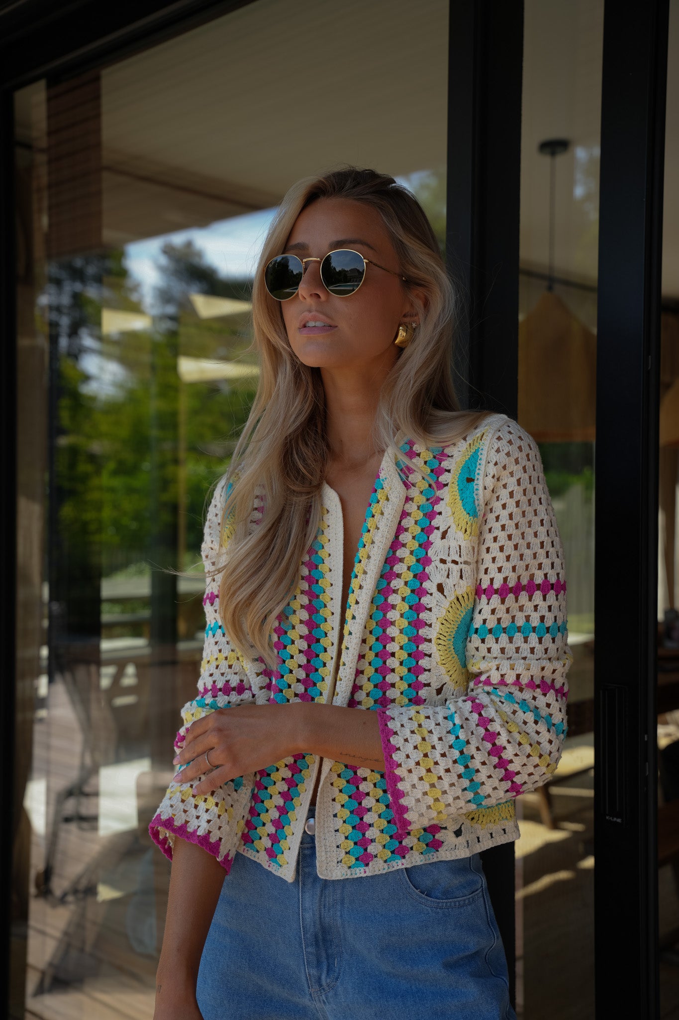 Charly coloré - Gilet crochet