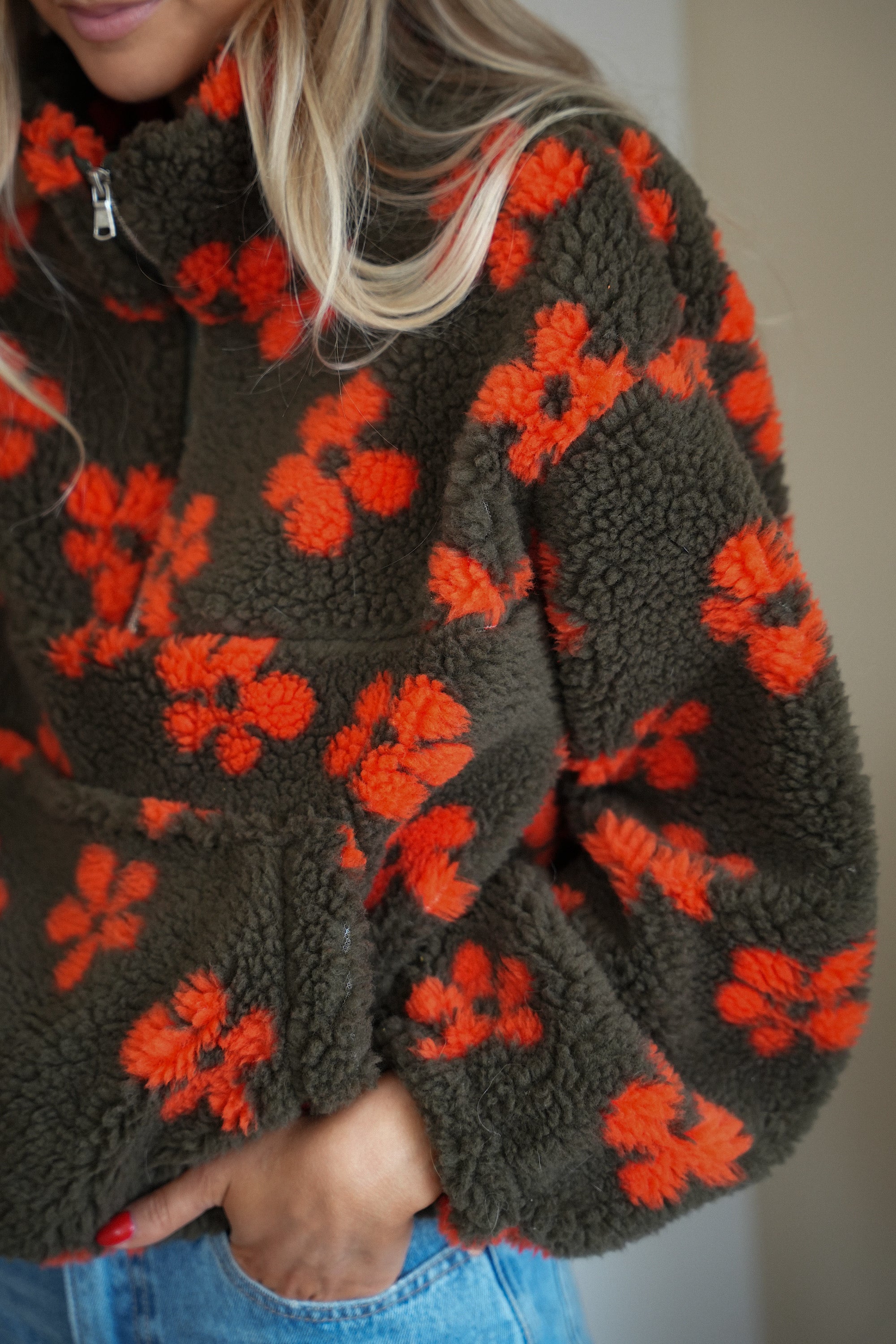 Téo chocolat - Sweat polaire